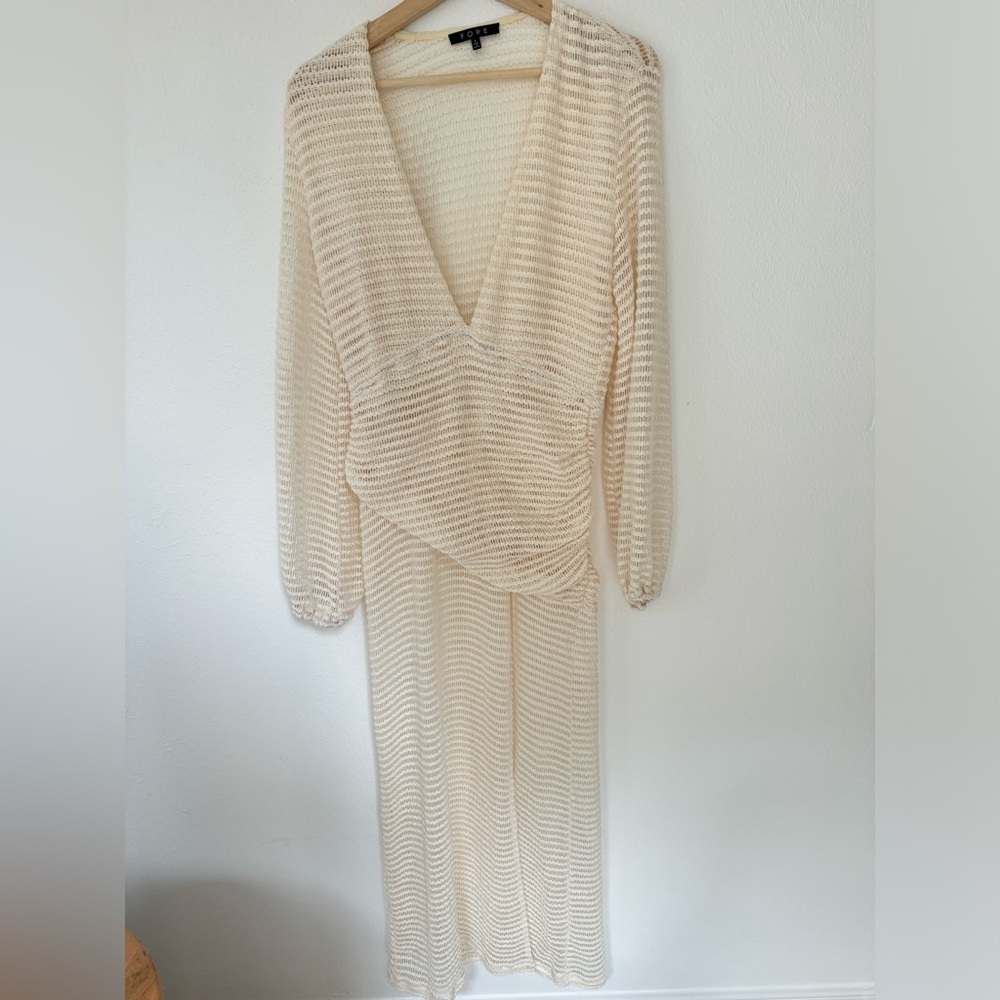 FORE Crochet Knit Dress| Swim Coverup